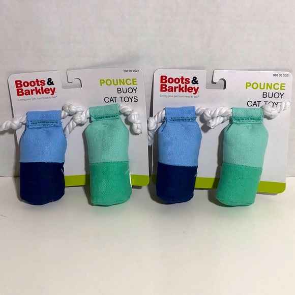 2 Packs of 2 Pounce Buoy Cat Toys - Picture 1 of 5